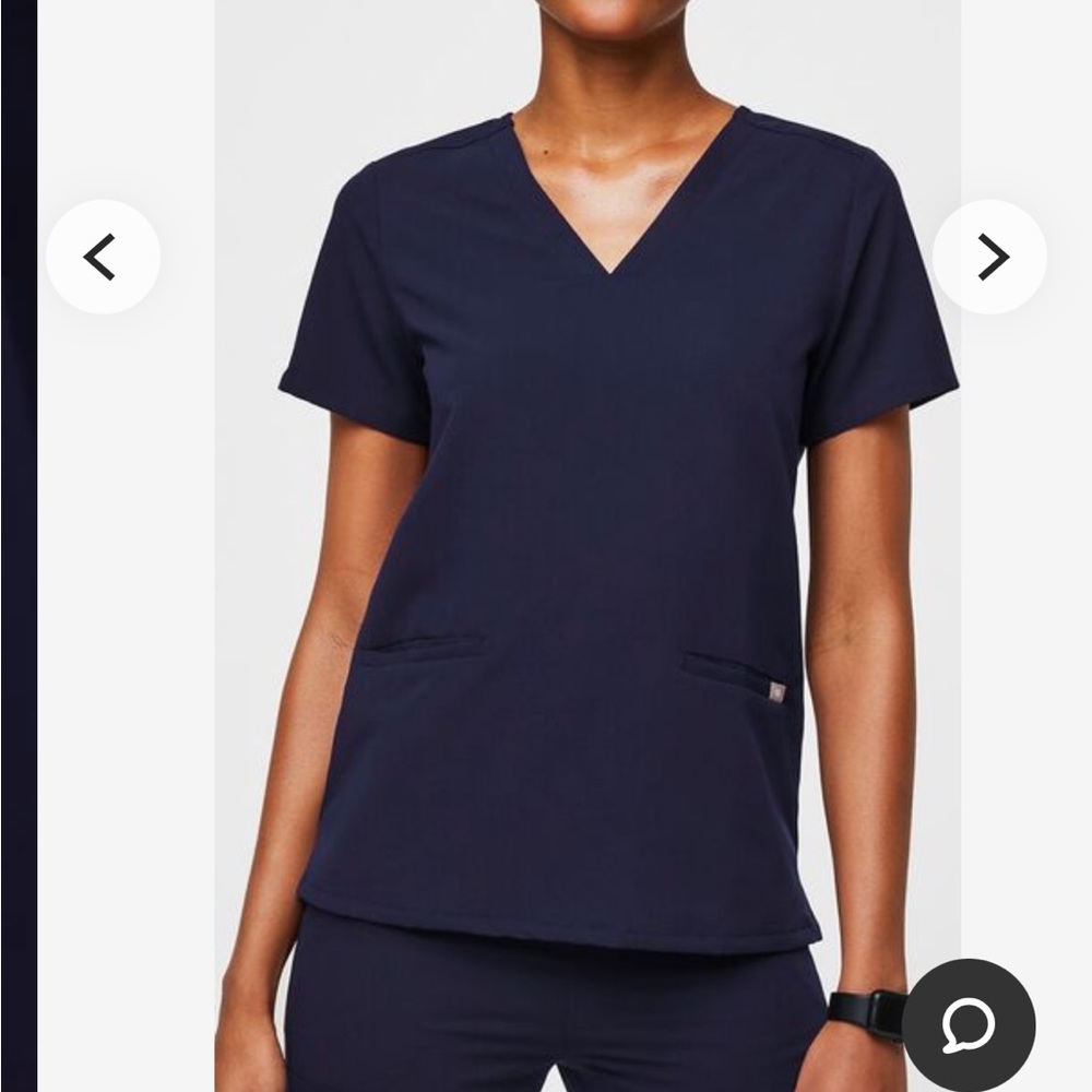 Figs Casma Scrub Top